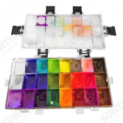 BN-8024 24/36 Grids Moisturizing Watercolor Painting Palette Professional Non-toxic Plastic Palette Painting Art Stationery Supplies BN-8024 24/36 Grids Moisturizing Watercolor Painting Palette Professional Non-toxic Plastic Palette Painting Art Stationery Supplies