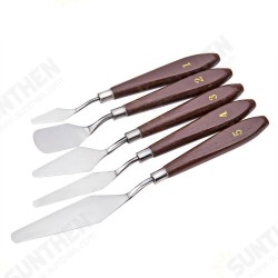 BN9301 5Pcs Stainless Steel Artist Painting Knife Oil Painting Art Craft Drawing Metal Set for Thick Paint Application BN9301 5Pcs Stainless Steel Artist Painting Knife Oil Painting Art Craft Drawing Metal Set for Thick Paint Application
