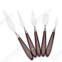BN9301 5Pcs Stainless Steel Artist Painting Knife Oil Painting Art Craft Drawing Metal Set for Thick Paint Application BN9301 5Pcs Stainless Steel Artist Painting Knife Oil Painting Art Craft Drawing Metal Set for Thick Paint Application