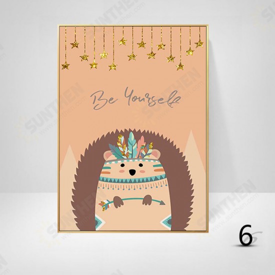 Cartoon Canvas Painting HD Wall Hanging Picture Children's Room Decoration Frameless Cartoon Animal Pictures Cartoon Canvas Painting HD Wall Hanging Picture Children's Room Decoration Frameless Cartoon Animal Pictures