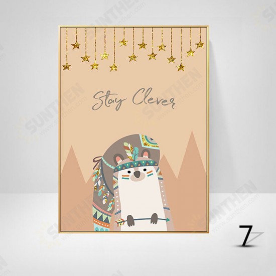 Cartoon Canvas Painting HD Wall Hanging Picture Children's Room Decoration Frameless Cartoon Animal Pictures Cartoon Canvas Painting HD Wall Hanging Picture Children's Room Decoration Frameless Cartoon Animal Pictures