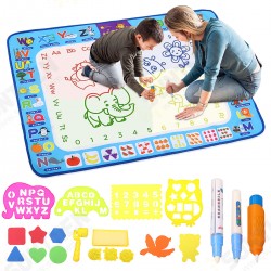 Children Water Drawing Mat Magic Doodle Painting Cloth Reusable Water Doodle Coloring Aqua Writing Mat Portable Developmental Toy Kids Gift Children Water Drawing Mat Magic Doodle Painting Cloth Reusable Water Doodle Coloring Aqua Writing Mat Portable Developmental Toy Kids Gift