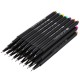Colorful Hook Line Pen 12/24/36 Colors 0.4mm Needle Pen Set Markers Pens Fine Tip Drawing Pen Art Office School Supplies