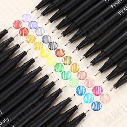 Colorful Hook Line Pen 12/24/36 Colors 0.4mm Needle Pen Set Markers Pens Fine Tip Drawing Pen Art Office School Supplies Colorful Hook Line Pen 12/24/36 Colors 0.4mm Needle Pen Set Markers Pens Fine Tip Drawing Pen Art Office School Supplies
