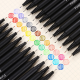 Colorful Hook Line Pen 12/24/36 Colors 0.4mm Needle Pen Set Markers Pens Fine Tip Drawing Pen Art Office School Supplies