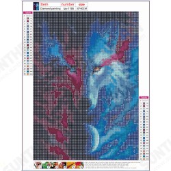 DIY 5D Diamond Painting Animal Wolf Diamond Embroidery Cross Stitch Full Round Drill Christmas Gift Home Decoration DIY 5D Diamond Painting Animal Wolf Diamond Embroidery Cross Stitch Full Round Drill Christmas Gift Home Decoration