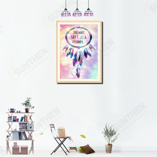 DIY 5D Diamond Painting Color Wind Chime Painting Embroidery Cross Stitch Full Round Drill Gift Home Furnish