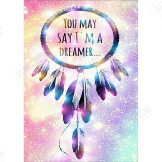 DIY 5D Diamond Painting Color Wind Chime Painting Embroidery Cross Stitch Full Round Drill Gift Home Furnish