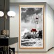 DIY 5D Diamond Painting Seaside Lighthouse Art Craft Kit Handmade Wall Decorations Gifts for Kids Adult