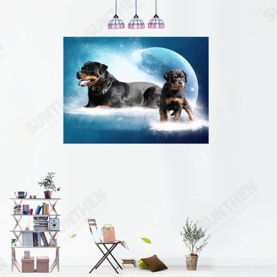 DIY 5D Full Drill Diamond Painting Dog Diamond Embroidery Cross Stitch Full Round Drill Creative Gift Home Furnish