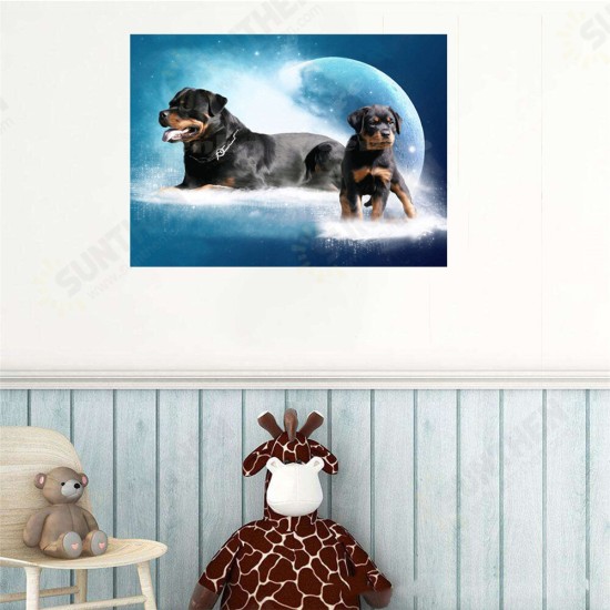 DIY 5D Full Drill Diamond Painting Dog Diamond Embroidery Cross Stitch Full Round Drill Creative Gift Home Furnish