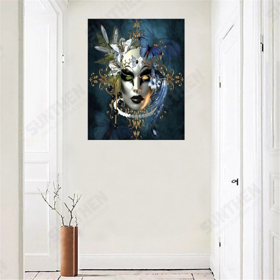 DIY Diamond Painted Mask 5D Diamond Wall Painting Bedthroom Home Hanging Drawing Decoration for Adult Kids