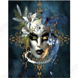 DIY Diamond Painted Mask 5D Diamond Wall Painting Bedthroom Home Hanging Drawing Decoration for Adult Kids DIY Diamond Painted Mask 5D Diamond Wall Painting Bedthroom Home Hanging Drawing Decoration for Adult Kids