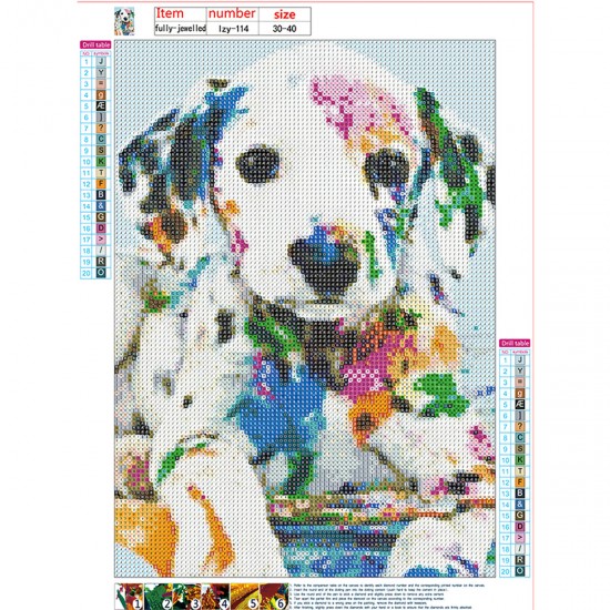 DIY Diamond Painting Animal Dog Wall Painting Hanging Pictures Handmade Wall Decorations Gifts Drawing for Kids Adult