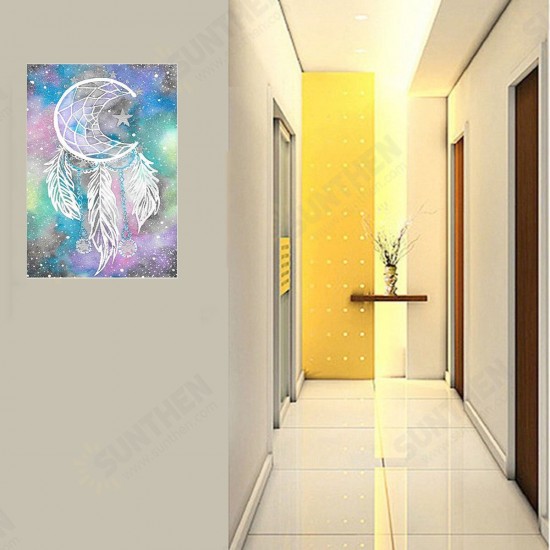 DIY Diamond Painting Wind Chime Wall Painting Hanging Pictures Handmade Wall Decorations Gifts Drawing for Kids Adult