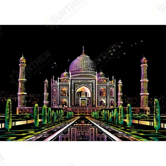 DIY Scratch Scraping Painting Drawing Paper World Sightseeing Pictures Creative Gift Home Decor DIY Paintings DIY Scratch Scraping Painting Drawing Paper World Sightseeing Pictures Creative Gift Home Decor DIY Paintings