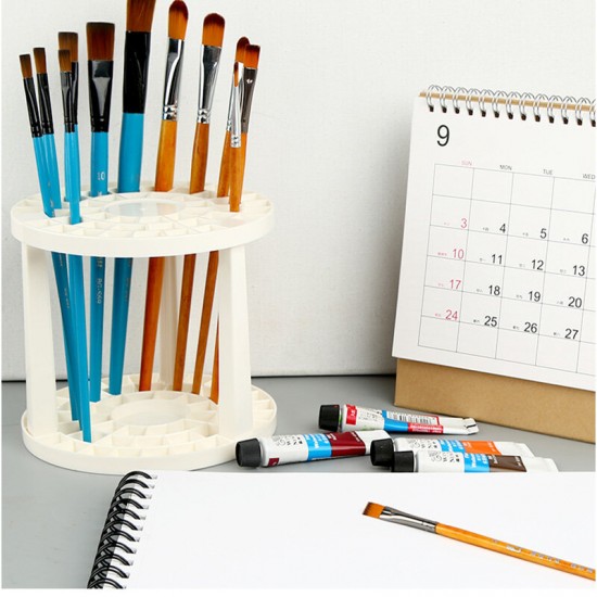 Delicate Painting Tool Pen Holder 49 Hole Rack Pen Office Supplies Art Pen