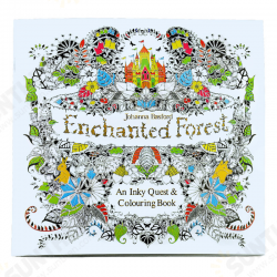 Double-sided 24 Pages Decompression Hand-painted Coloring English Book Children Adult Drawing Coloring Book Painting Paper Double-sided 24 Pages Decompression Hand-painted Coloring English Book Children Adult Drawing Coloring Book Painting Paper