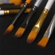 5pcs/set Painting Brush Set Gouache Paint Different Shape Nylon Oil Watercolor Brush Set Stationery Art Supplies