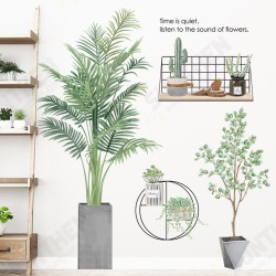 Green Leaves Wall Stickers Waterproof Removable Wall Decal Home Office Living Room Bedroom Wall Decorations Green Leaves Wall Stickers Waterproof Removable Wall Decal Home Office Living Room Bedroom Wall Decorations