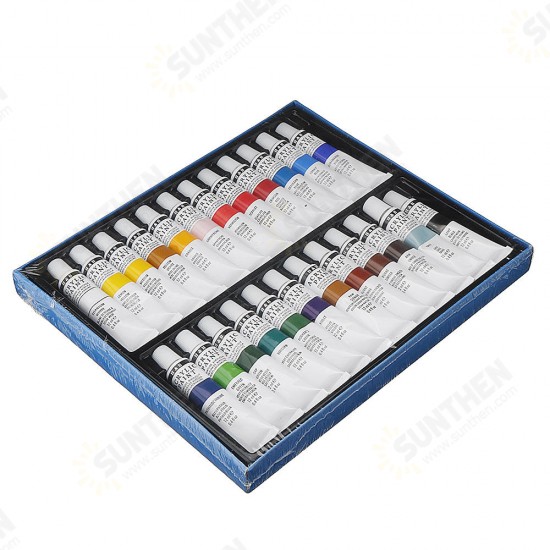 HB-AP24 Professional 24-Color Propylene Pigment Hand-Painted Set Wall Painting DIY Watercolor Paint Set