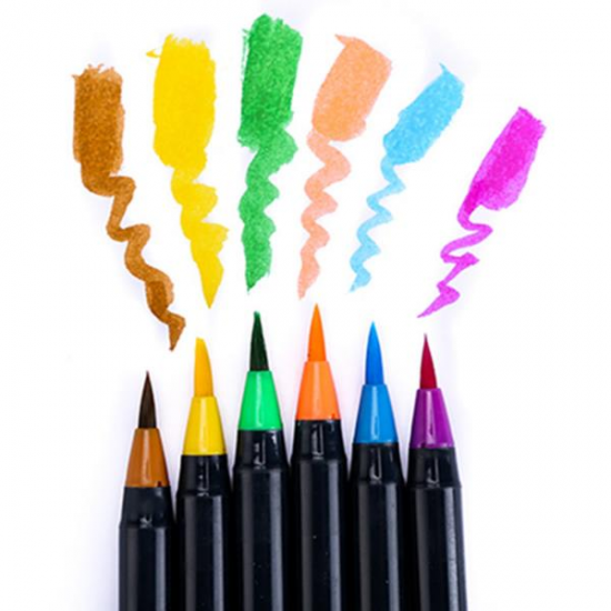 HB-WB2 20 Color Painting Brush Color Soft Head Comic Hand-painted Pen Fountain Pen Set