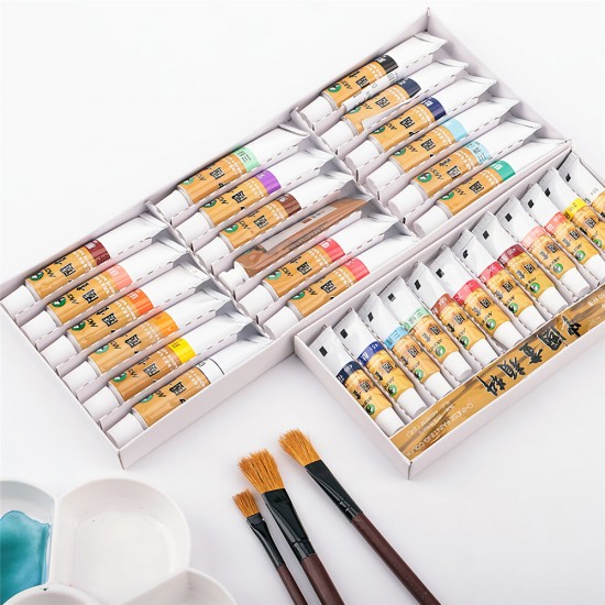 18/24/36 Colors Watercolor Paint Set Oil Painting Pigment School Art Drawing Supplies Profesional Painting Tools
