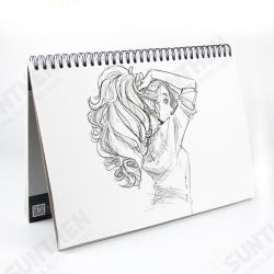 8K/16K 35 Pages Double-sided Sketchbook Coil Thickening Sketchbook Watercolor Hand-painted Sketchbook Painting Paper Supplies 8K/16K 35 Pages Double-sided Sketchbook Coil Thickening Sketchbook Watercolor Hand-painted Sketchbook Painting Paper Supplies