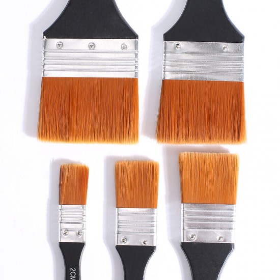 G1754 1 Piece Nylon Hair Painting Brush Oil Watercolor Acrylic Various Sizes Paint Brushes School Art Supplies