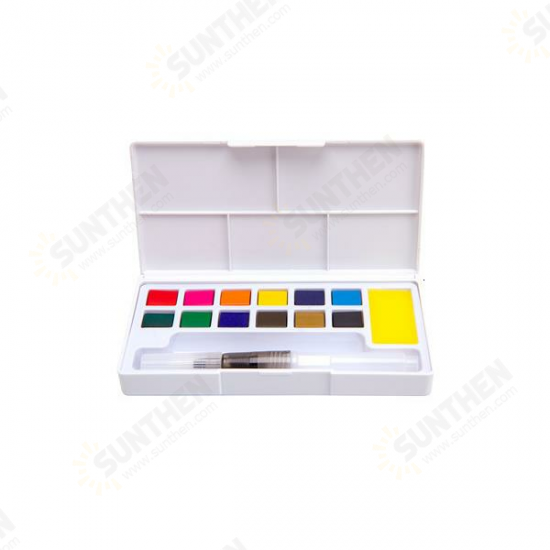 Portable Solid Watercolor Paint Set For Children's Sketch In Kindergarten