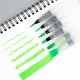 WG2019-6 6pcs/set Portable Paint Brush Water Color Brush Pencil Soft Brush Pen for Beginner Painting Drawing Art Supplies