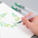 WG2019-6 6pcs/set Portable Paint Brush Water Color Brush Pencil Soft Brush Pen for Beginner Painting Drawing Art Supplies