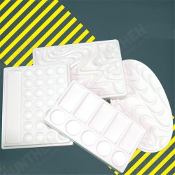 Watercolor Palette Imitated Porcelain Multi-Shape Professional Color Palette Portable Painting Tool For Pro Painter Beginner Watercolor Palette Imitated Porcelain Multi-Shape Professional Color Palette Portable Painting Tool For Pro Painter Beginner