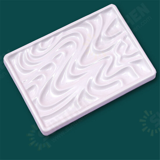 Watercolor Palette Imitated Porcelain Multi-Shape Professional Color Palette Portable Painting Tool For Pro Painter Beginner Watercolor Palette Imitated Porcelain Multi-Shape Professional Color Palette Portable Painting Tool For Pro Painter Beginner