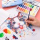 XM Ecosystem 24/36 Colors Solid Watercolor Paint Set Metal Iron Box Hand Painted Watercolor Pigment Art Painting Tools Supplies 73876/73877