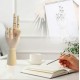 1088 10 inch/12 inch Wooden Left/Right Hand Model Jointed Wood Carving Sculpture Mannequin Hand for Drawing Sketch Decoration