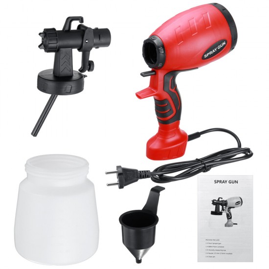 1000W 800ML Electric Spray Guns Handheld Paint Sprayer Alcohol Disinfectant Spraying Machine Home Car Painting Tool