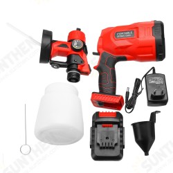 18V Electric Cordless Spray Guns 800ml Household Paint Sprayer High Pressure Flow Control Easy Airbrush 18V Electric Cordless Spray Guns 800ml Household Paint Sprayer High Pressure Flow Control Easy Airbrush