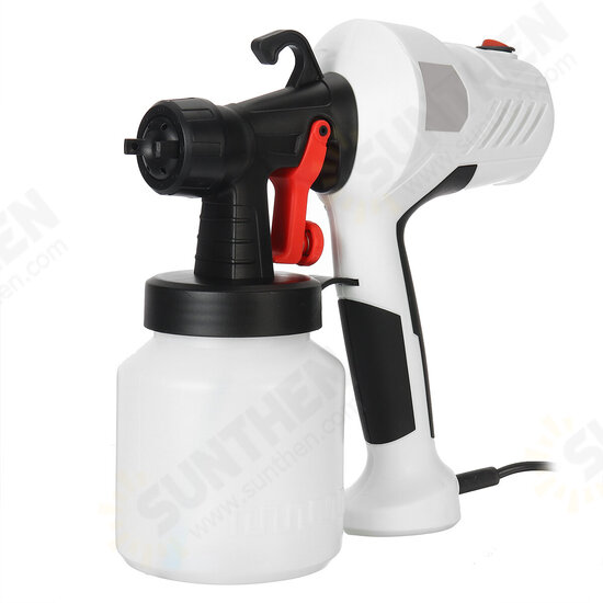 450W 800ML Electric Spray Paint Sprayer Home Car Painting Tool Adjustable Nozzle Random Color