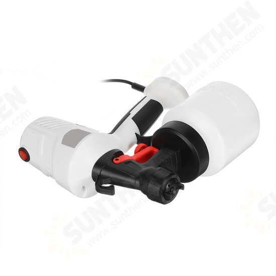 450W 800ML Electric Spray Paint Sprayer Home Car Painting Tool Adjustable Nozzle Random Color