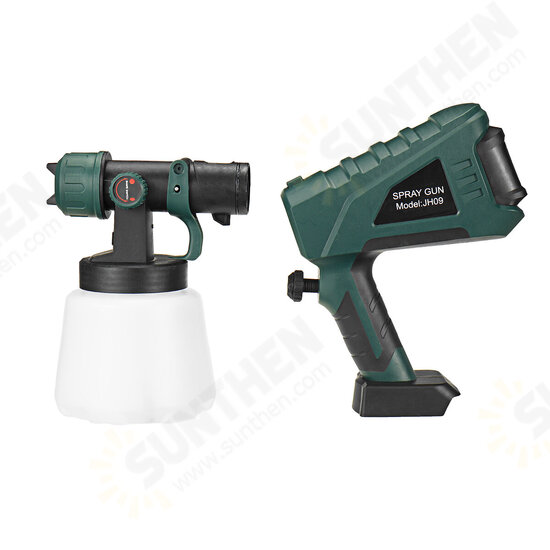 800W 1000ml Cordless Rechargeable Electric Paint Sprayer Spray Guns W/ Adjustment Knob For Makita 18V Battery