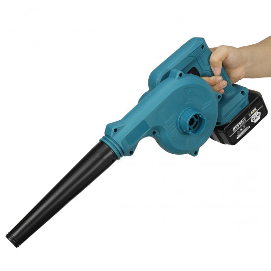 88VF 1500W Li-ion Battery Air Blower Set Rechargable Cordless Vacuum Computer Dust Collecting Tool Industry Suction Cleaner W/ 1 Or 2 Batteries Also For Makita Battery