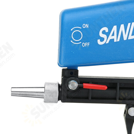 Portable Sandblaster Kit Air Nozzles Feed Sandblasting Blast Guns Tube Sand