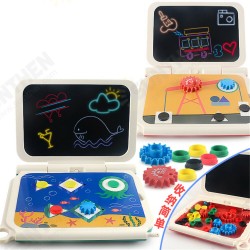 2-in-1 DIY LCD Drawing Board Multi-function Plug-in tablet Hand Writing Board 270 Degrees Foldable Children's Toy 2-in-1 DIY LCD Drawing Board Multi-function Plug-in tablet Hand Writing Board 270 Degrees Foldable Children's Toy
