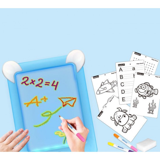 3D Magic Drawing Board Pad LED Writing Tablet Led Kids Adult Display Panel Luminous Tablet Pad Drawing Toy