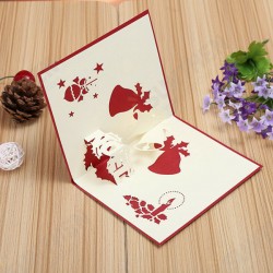 3D Pop Up Greeting Card Table Merry Christmas Post Card Gift Craft Paper DIY 3D Pop Up Greeting Card Table Merry Christmas Post Card Gift Craft Paper DIY