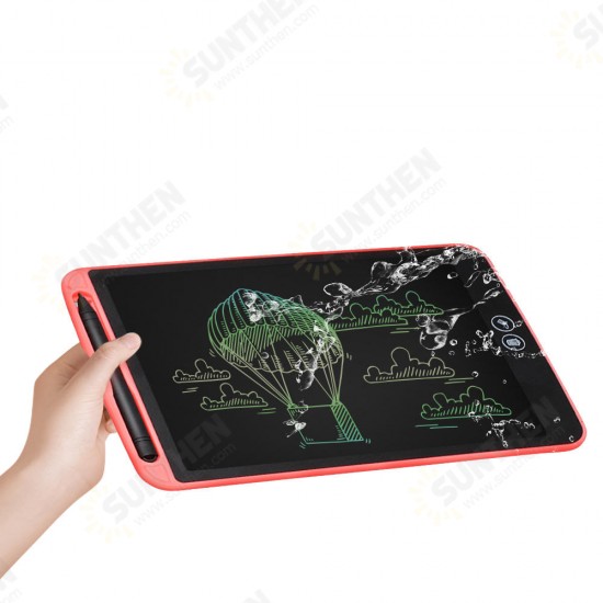 A5 Color LCD Screen 12 inch Writing Tablet Drawing Notepad Electronic Handwriting Painting Office Memo Waterproof Lock Key One-click Eraser Toys Gift