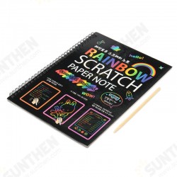 Funny Scratch Children Painting Notebook DIY Drawing Toy Big Blow Painting Children Educational Toys Funny Scratch Children Painting Notebook DIY Drawing Toy Big Blow Painting Children Educational Toys