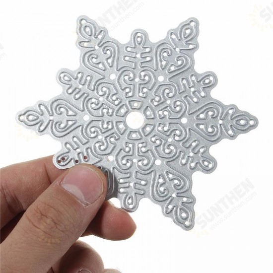 Metal Snowflake Christmas Cutting Dies DIY Scrapbooking Album Paper Card Decor