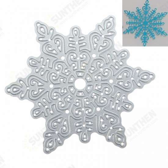 Metal Snowflake Christmas Cutting Dies DIY Scrapbooking Album Paper Card Decor